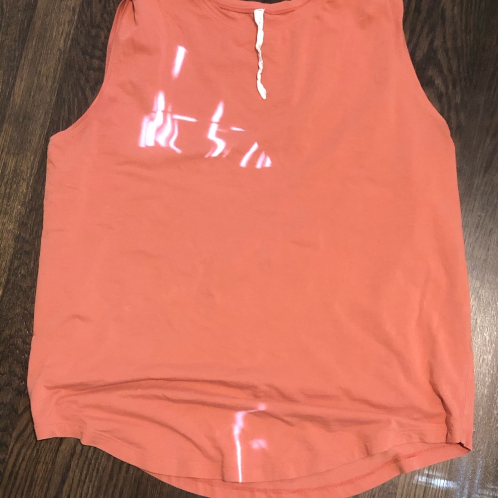 Lululemon Sculpt Tank sz 10 clay